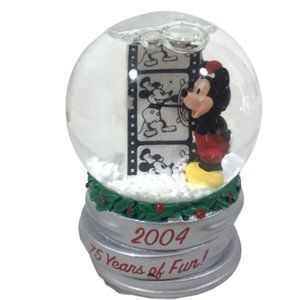 Mickey Mouse Christmas Snow Globe 2004
